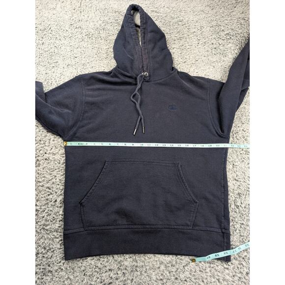 Champion Hoodie Men Medium Blue Athleisure Normcore Casual Pullover Sweatshirt - Picture 3 of 6